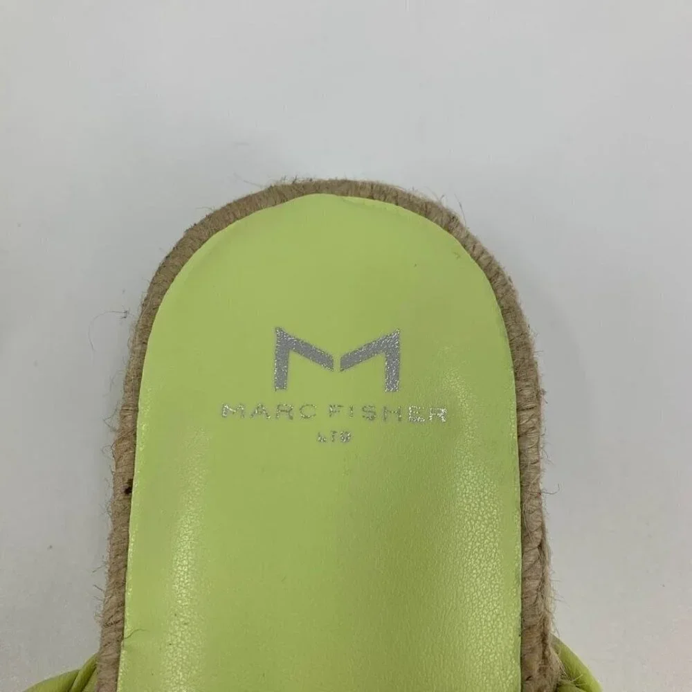 Marc Fisher Women's Jaime Braided Flat Espadrille‎ Slip On Sandal Size 6.5 NWOB